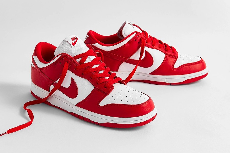 red low top nikes